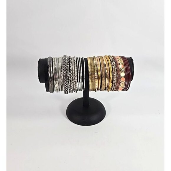 Bangle Bracelet Lot of Bangles Mixed Metals Great for Stacking - Picture 1 of 5